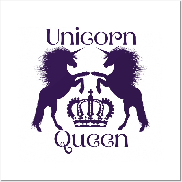 Unicorn Queen Wall Art by Serene Twilight